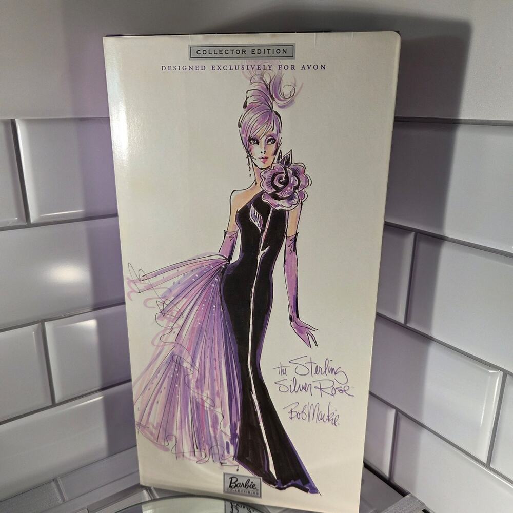 Barbie The Sterling Silver Rose Bob Mackie Doll